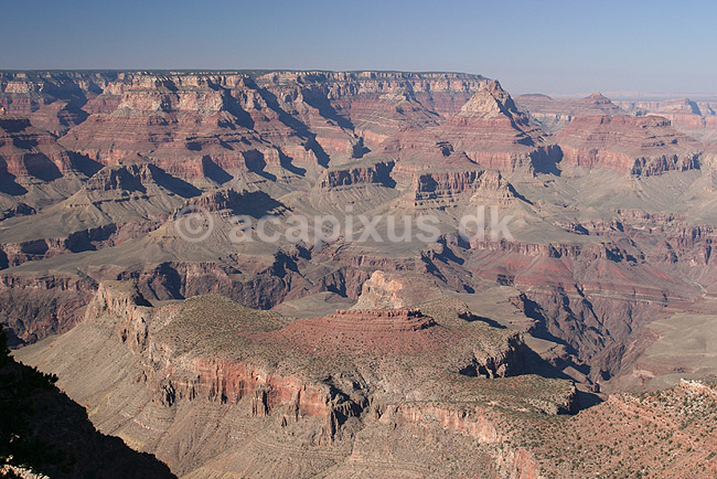 Grand Canyon National Park. Granite Gorge i Grand Canyon National Park set fra Grand Canyon Vilage; ; Grand Canyon National Park / Arizona; USA; Nord Amerika; ; Floder, vandl�b, vand, slugter, erosion, nationalparker