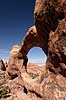 Arches National Park. Double O Arch i Arches National Park  Arches National Park / Utah USA Nord Amerika  Sandsten, erosion, nationalparker, landskaber