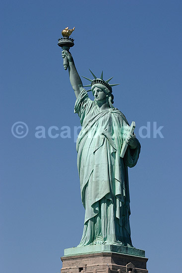 Frihedsgudinden. Frihedsgudinden, Statue of Liberty; ; New York; USA; Nord Amerika; ; National symboler, statuer