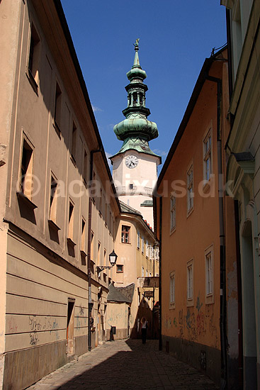 Bratislava. Gadebillede fra Bastova gaden i Bratislava; ; Bratislava; Slovakiet; ; ; 