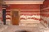 Knossos. Tronsalen i Knossos  Knossos / Kreta Gr�kenland Europa  turisme, feriem�l, ark�ologi, minoerne, minoisk, minoan