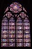 Notre Dame. Glasmosaikker i Cathedrale Notre-Dame  Cath�drale Notre-Dame / Paris Frankrig   Sev�rdigheder, kirke, kirker, kristendom, religion, katolsk, katolicisme, katolik, katolikker