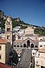 Amalfi. Trappen op til Katedralen i Amalfi  Amalfi / Sorrento halv�en Italien Europa  Kirker