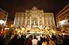 Trevifont�nen. Trevi font�nen p� Piazza di Trevi i Rom  Rom Italien Europa  turistsev�rdigheder, turisme, font�ner, Fontana di Trevi