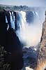Victoria Falls. Victoria Falls, Zimbabwe og Zambia - Main Falls ( Scan af KOL3537 )   Victoria Falls / Zambezi River Zimbabwe Afrika  Viktoria vandfaldet, Viktoria vandfaldene, vandfald, vand
