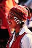 Quechua indianer. Danser ved Inti Raimi festival i Cuzcu ( Scan af KOL2011 )   Cuzco Peru Sydamerika  Smil