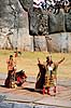 Inti Raimi festivallen. Inti Raimi festivallen - Inka'en hylder solen ( Scan af KOL1973 )   Sacsayhuaman / Cuzco Peru Sydamerika  Inca, inka, inkaer, incaer