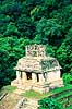 Palenque. Maya ruiner i Palenque - Templo del Sol ( Scan af KOL6857 )   Palenque / Chiapas Mexico Nordamerika  Mayaerne