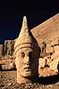 Apollon p� Mt Nemrut. 2 meter h�jt Apollon hoved p� Mt Nemrut Templet's vestside ( Scan af KOL726 )   Mount Nemrut Tyrkiet Asien  Mount Nemrud, Nemrut Da?, Nemrut Da??