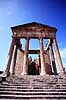 Dougga. Kapitolium - Den romerske by Dougga - �r 166 e.Kr. ( Scan af KOL979 )   Dougga Tunesien Afrika  Romerriget