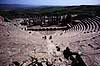 Dougga. Teateret - Den romerske by Dougga - Bygget �r 166-169. ( Scan af KOL978 )   Dougga Tunesien Afrika  Romerriget