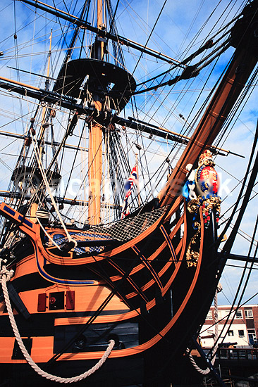 HMS Victory. HMS Victory - Lord Nelsons flagskib ( Scan af KOL6323 ) ; ; Portsmouth; England; ; ; Lord Nelson