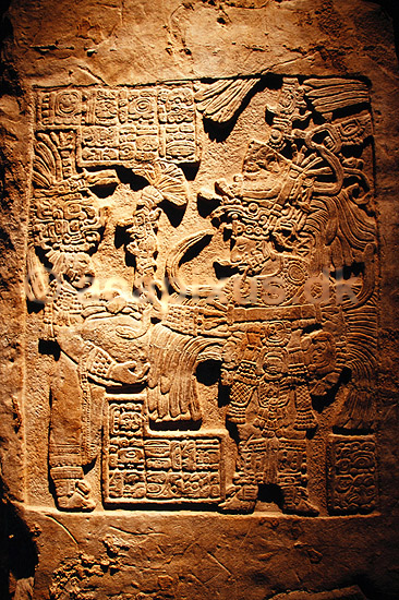 Mayarelief. Relief af mayaer - Udstillet i Museo de San Ildefonso ( Scan af KOL6673 ) ; ; Mexico City; Mexico; Nordamerika; ; Maya