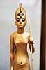 Tutankhamun. Statue fra Tutankhamuns grav p� Egyptologisk Museum, Cairo ( Scan af KOL109 )   Egyptologisk Museum / Cairo Egypten Afrika  guld, guldskat, guldskatte, museer, pharao, pharaoer