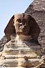 Sphinx. Sphinxen foran Chephren pyramiden ( Scan af KOL97 )   Giza / Cairo Egypten Afrika  