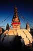 Swayambhunath. Swayambhunath stupaen - Swayambhunath, Kathmandu ( Scan af KOL1419 )   Kathmandu Nepal Asien  Buddha, buddhisme, stupa