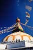 Bodhnath stupaen. Bodhnath stupaen - Bodhnath n�r Kathmandu ( Scan af KOL1388 )   Bodhnath Nepal Asien  Buddha, buddhisme, stupa