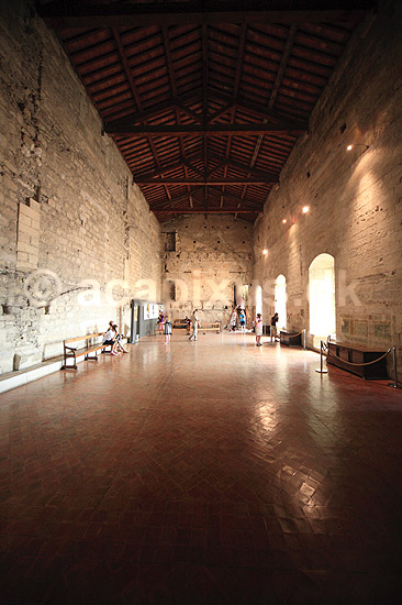 Pavepaladset i Avignion. Chambre de Parement i pavepaladset i Avignon; ; Avignon / Provence; Frankrig; ; ; Kristendom, religion, politik, magt, paver, paved�mme