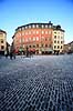Stockholm. J�rntorget i Gamla Stan i Stockholm  Stockholm Sverige   Scandinavien, vinter, torv, torve, hovedstad, hovedst�der, storby, storbyer, brosten