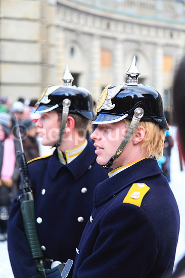 Livgardet. Gardere i Den svenske livgarde eller Svea livgarde; ; Stockholm; Sverige; ; ; Livgarder, kongehus, kongehuse, livgardere, gardere