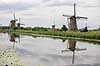 Kinderdijk vindm�ller. Vindm�ller ved Kinderdijk brugt til at pumpe vand - p� UNESCO World Heritage listen  Kinderdijk / Nieuw-Lekkerland / Rotterdam Holland   turistsev�rdigheder, turisme, afvanding, diger, vindm�lle, vindkraft, oversv�mning, landvinding