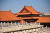 Den Forbudte By. Houzuo Gate i Den Forbudte By i Beijing.  Den Forbudte By / Beijing Kina   Palace Museum, The Forbidden City, Det kejserlige palads, UNESCO Verdens Kulturarv, UNESCO World Heritage