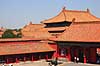 Den Forbudte By. Jingyun Gate i Den Forbudte By i Beijing. I baggrunden Fengzian Hall  Den Forbudte By / Beijing Kina   Palace Museum, The Forbidden City, Det kejserlige palads, UNESCO Verdens Kulturarv, UNESCO World Heritage