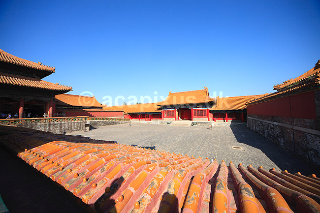 Den Forbudte By. Den Forbudte By i Beijing.; ; Den Forbudte By / Beijing; Kina; ; ; Palace Museum, The Forbidden City, Det kejserlige palads, UNESCO Verdens Kulturarv, UNESCO World Heritage