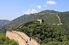 Kinesiske Mur. Den Kinesiske Mur ved Badaling, det bedst bevarede stykke af muren  Kinesiske Mur / Badaling Kina   turistsev�rdigheder, turisme, Den Store Mur, The Great Wall, UNESCO World Heritage, UNESCO Verdens Arv, beskyttelse, invasion, forsvar, forsvarsmur