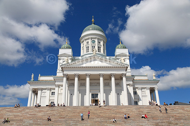 Helsinki domkirke. Helsinki domkirke, Helsinki Cathedral, Helsingin tuomiokirkko, Suurkirkko (Finnish),  Helsingfors domkyrka, Storkyrkan (Swedish); ; Helsinki; Finland; ; ; Domkirker, kristendom, kirke, kirker, St. Nicholas' Church, St. Nicholas' Kirke