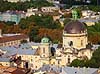 Lviv. Den Dominikanske Kirke i byen Lviv, der er regionshovedstad i Lviv Oblast (polsk: Lw�w, Lwow, tysk: Lemberg). V�rtsby til Euro 2012  Lviv Ukraine   Leopolis, UNESCO's Verdensarvsliste, Unesco World Heritage, Europamesterskab 2012, Euro12
