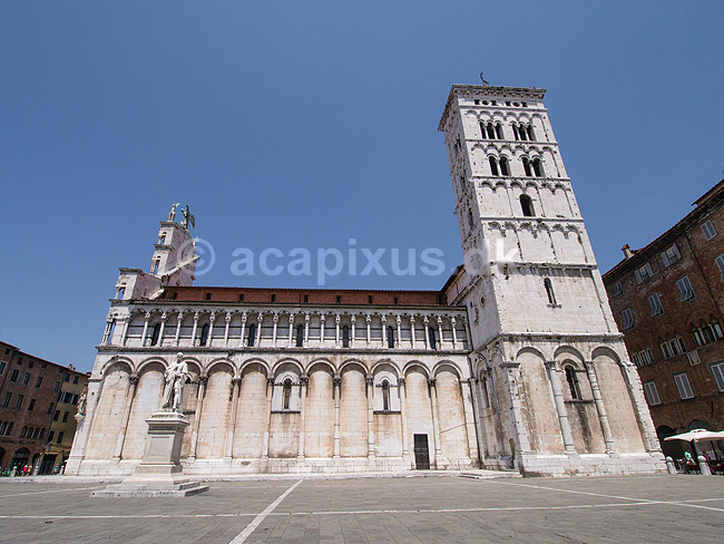 Chiesa di San Michele in Foro. Chiesa di San Michele in Foro i Lucca; ; Lucca; Italien; ; ; Toscana, Toscany, toscansk, kirke, kirker