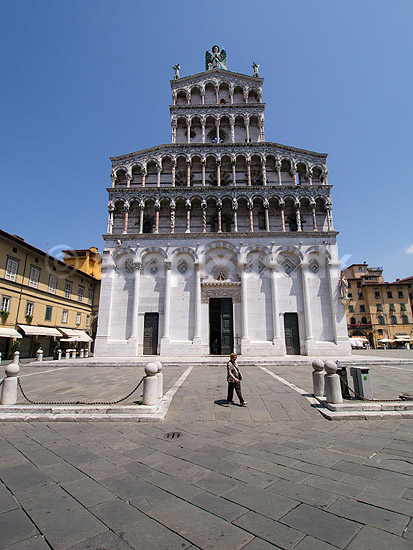 Chiesa di San Michele in Foro. Chiesa di San Michele in Foro i Lucca; ; Lucca; Italien; ; ; Toscana, Toscany, toscansk, kirke, kirker