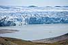 Indlandsisen. Indlandsisen med fjeldlandskab i forgrunden n�r Russel gletscheren p� Gr�nland  Kangerlussuaq Gr�nland   S�ndre Str�mfjord, landskaber, indlandsis, gletcher, gletsjer, gletscher, br�, is-br�, skri�j�kull, j�kel, glacier