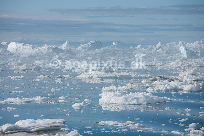 Isbjerg. Isbjerge i havet ud for Ilulissat; ; Ilulissat; Gr�nland; ; ; Jakobshavn, isbjerge, iceberg, icebergs