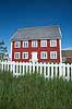 Nuuk. Pr�steboligen til den gamle tr�kirke Frelsers Kirke (Annaassisitta Oqaluffia) i Nuuk  Nuuk Gr�nland   Godth�b, hovedstad p� Gr�nland, kirker