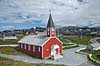 Nuuk. Den gamle tr�kirke Frelsers Kirke (Annaassisitta Oqaluffia) i Nuuk  Nuuk Gr�nland   Godth�b, hovedstad p� Gr�nland, kirker