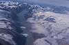 Gr�nland. Gr�nland med indlandsis og fjorde set fra indenrigsfly imellem Nuuk og Kangerlussuaq   Gr�nland   