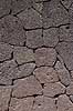 Lanzarote. Mur bugget af lavasten (pimpsten) i Timanfaya Nationalparken p� Lanzarote i De Kanariske �er  Parque Nacional de Timanfaya / Lanzarote Spanien   Vulkaner, vulkanisme, vulkan, lava