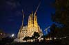 La Sagrada Familia. Byggekraner over Gaudis uf�rdige kirke, Sagrada Familia, i Barcelona  Barcelona Spanien   Temple Expiatori de la Sagrada Familia, Basilica and Expiatory Church of the Holy Family, Antoni Gaudi, UNESCO world heritage