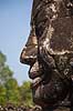 Bayon / Angkor Wat. Bayon templet med figurer af ansigter i Angkor Archeological Park, World Heritage Site, bygget sent i 12e �rhundrede af Jayavarman VII  Angkor Archeological Park / Siem Reap Cambodia   Templer, Khmer riget