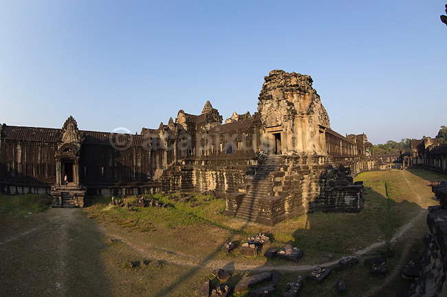 Angkor Wat. Angkor Wat templet i Angkor Archeological Park, World Heritage Site, bygget i 12e �rhundrede af Suryavarman II; ; Angkor Archeological Park / Siem Reap; Cambodia; ; ; Angkor Wat, Templer, Khmer riget