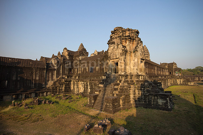 Angkor Wat. Angkor Wat templet i Angkor Archeological Park, World Heritage Site, bygget i 12e �rhundrede af Suryavarman II; ; Angkor Archeological Park / Siem Reap; Cambodia; ; ; Angkor Wat, Templer, Khmer riget