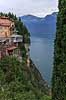 Gardas�en. Udsigt over Gardas�en, Lago di Garda, fra byen Pieve med bjerge i baggrunden  Gardas�en / Pieve Italien  landskaber 25010 Pieve BS, s�er