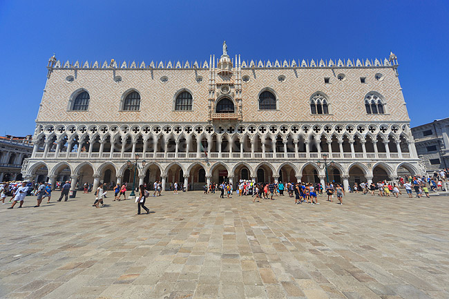 Venedig. Dogepaladset (Museo di Palazzo Ducale) i Venedig; ; Venedig; Italien; ; sev�rdigheder; turisme