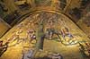 Venedig. Guld mosaik i Markuskirken (Saint Mark's Basilica) (Basilica Cattedrale Patriarcale di San Marco )  Venedig Italien  sev�rdigheder turisme