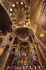 Venedig. Kirkerummet i Markuskirken (Saint Mark's Basilica) (Basilica Cattedrale Patriarcale di San Marco ) med forgyldte mosaikker  Venedig Italien  sev�rdigheder turisme