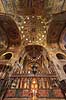 Venedig. Kirkerummet i Markuskirken (Saint Mark's Basilica) (Basilica Cattedrale Patriarcale di San Marco ) med forgyldte mosaikker  Venedig Italien  sev�rdigheder turisme
