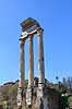 Corinthiske s�jler. Tempio dei Dioscuri - Dioscuri templet  Forum Romanum / Rom Italien  Sev�rdigheder romerriget, turistsev�rdigheder, templer