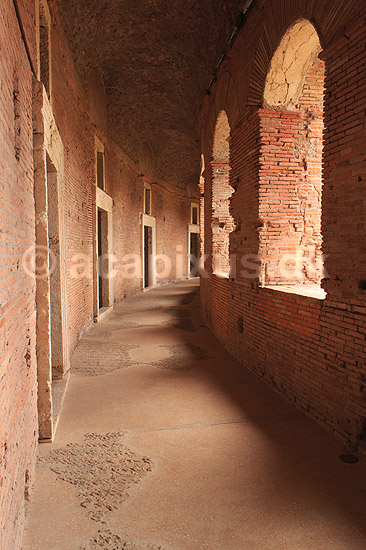 Foro di Traiano. Det Trajanske Marked, Mercati di Traiano, Trajans Markets i Rom; ; Rom; Italien; ; Sev�rdigheder; romerriget, turistsev�rdigheder